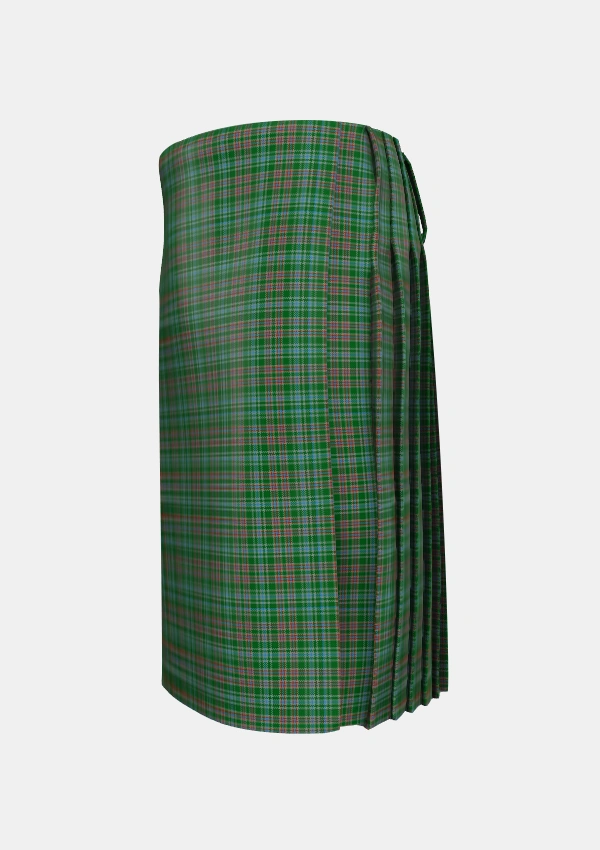 Traditional_Ralston_USA_Tartan_6109_kilt_left_image_with_pleated_design_and_adjustable_buckles_for_men
