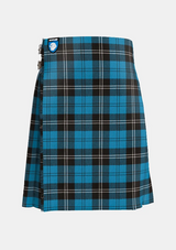 Traditional_Ramsay_Blue_tartan_front_image_with_pleated_design_and_adjustable_buckles_for_men