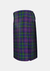 Traditional_Rankin_2_Tartan_187_kilt_left_image_with_pleated_design_and_adjustable_buckles_for_men