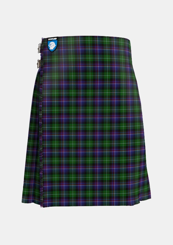Traditional_Rankin_Dalgleish_2_Tartan_3152_kilt_front_image_with_pleated_design_and_adjustable_buckles_for_men