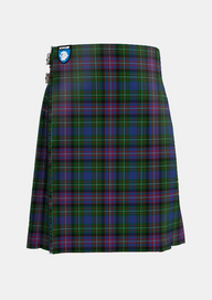 Traditional_Rankin_tartan_188_kilt_front_image_with_pleated_design_and_adjustable_buckles_for_men