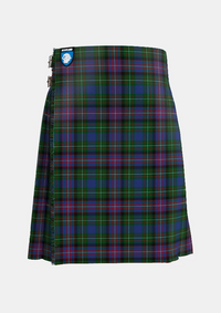 Traditional_Rankin_tartan_188_kilt_front_image_with_pleated_design_and_adjustable_buckles_for_men