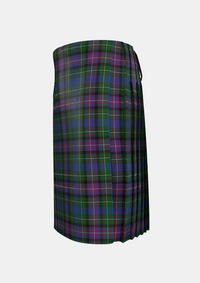 Traditional_Rankin_tartan_188_kilt_left_image_with_pleated_design_and_adjustable_buckles_for_men