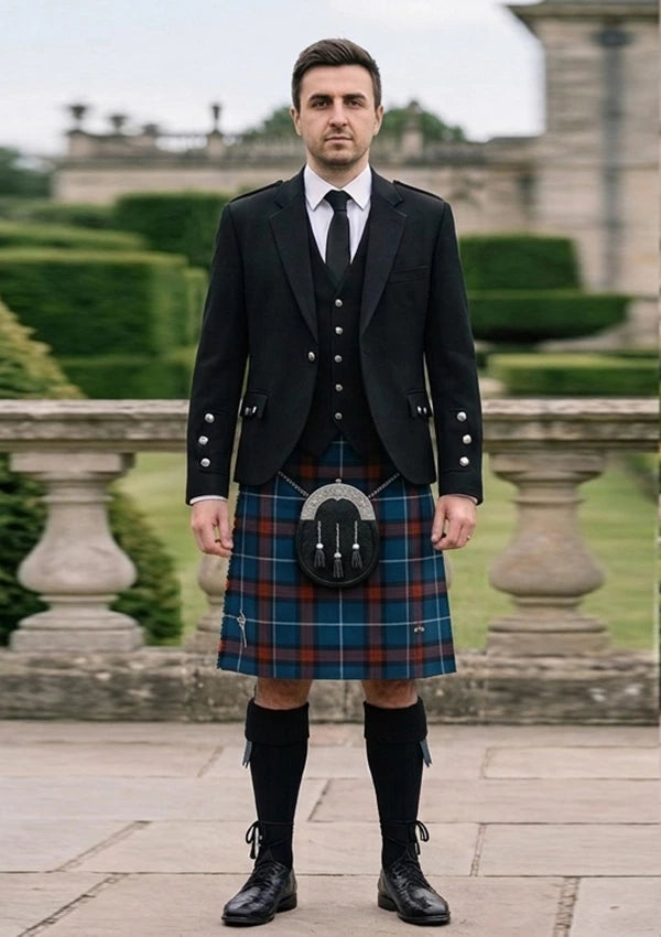 Traditional_Reese_Tartan_6915_Kilt_and_Argyle_Jacket_Kilt_Outfit_front_image