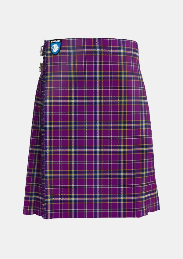 Traditional_Regan_ORiagain_Tartan_4020_kilt_front_image_with_pleated_design_and_adjustable_buckles_for_men