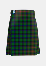 Traditional_Reid_Green_Tartan_2066_kilt_front_image_with_pleated_design_and_adjustable_buckles_for_men