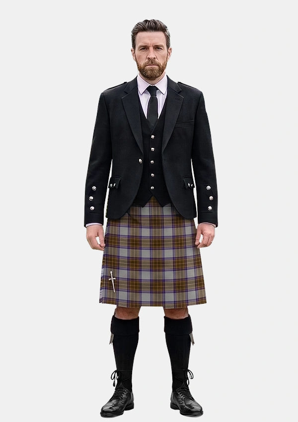Traditional_Renfrew_Tartan_5414_Kilt_and_Argyle_Jacket_Kilt_Outfits_front_image