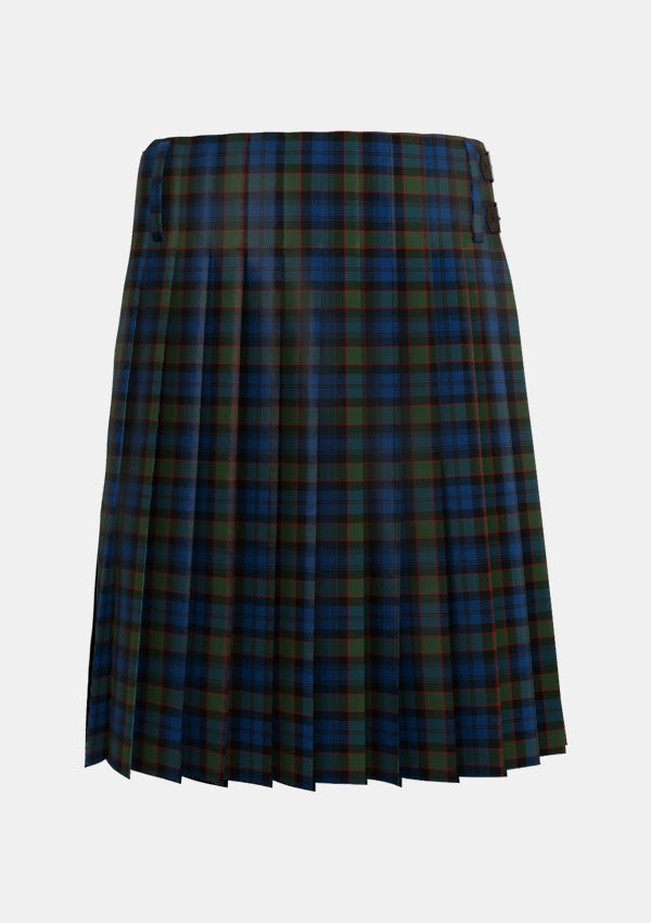 Traditional_Riddoch_Tartan_3316_kilt_back_image_with_pleated_design_and_adjustable_buckles_for_men