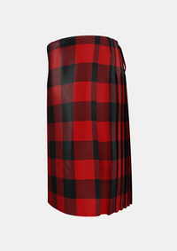 Traditional_Rob_Roy_Macgregor_Tartan_kilt_1504_left_image_with_pleated_design_and_adjustable_buckles_for_men