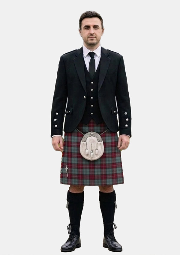 Traditional_Rob_Roy_Tartan_7026_Kilt_and_Argyle_Jacket_Kilt_Outfits_front_image