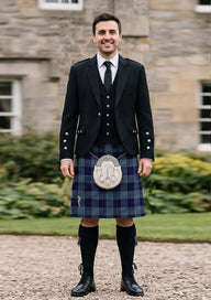 Traditional_Roberts_tartan_5762_Kilt_and_Argyle_Jacket_Kilt_Outfit_front_image