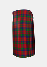 Traditional_Robertson_2_Tartan_1501_kilt_left_image_with_pleated_design_and_adjustable_buckles_for_men