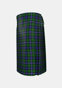 Traditional_Robertson_Hunting_1_Tartan_299_kilt_left_image_with_pleated_design_and_adjustable_buckles_for_men