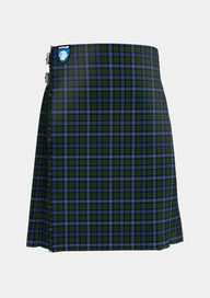 Traditional_Robertson_Hunting_2_Tartan_336_kilt_front_image_with_pleated_design_and_adjustable_buckles_for_men