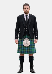 Traditional_Robertson_Hunting_Ancient_Tartan_Kilt_and_Argyle_Jacket_Kilt_Outfits_front_image