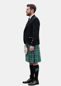Traditional_Robertson_Hunting_Ancient_Tartan_Kilt_and_Argyle_Jacket_Kilt_Outfits_left_image