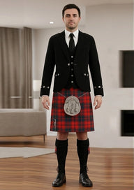 Traditional_Robertson_tartan_Kilt_and_Argyle_Jacket_Kilt_Outfit_front_image