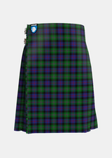 Traditional_Rose_Hunting_Tartan_1226_kilt_front_image_with_pleated_design_and_adjustable_buckles_for_men