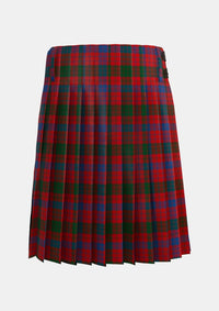 Traditional_Ross_4_Tartan_864_kilt_back_image_with_pleated_design_and_adjustable_buckles_for_men