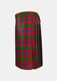 Traditional_Ross_6_Tartan_883_kilt_left_image_with_pleated_design_and_adjustable_buckles_for_men