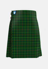 Traditional_Ross_Hunting_2_Tartan_756_kilt_front_image_with_pleated_design_and_adjustable_buckles_for_men