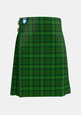 Traditional_Ross_Hunting_3_Tartan_757_kilt_front_image_with_pleated_design_and_adjustable_buckles_for_men