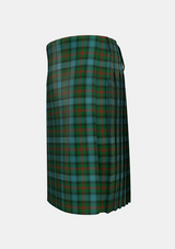 Traditional_Ross_Hunting_4_Tartan_710_kilt_left_image_with_pleated_design_and_adjustable_buckles_for_men