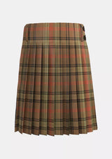 Traditional_Ross_Weathered_Tartan_kilt_back_image_with_pleated_design_and_adjustable_buckles_for_men