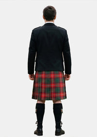 Traditional_RoxBurgh_tartan_160_Kilt_and_Argyle_Jacket_Kilt_Outfits_back_image