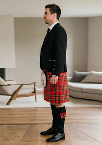 Traditional_Royal_Stewart_Tartan_Kilt_and_Argyle_Jacket_Kilt_Outfit_left_image