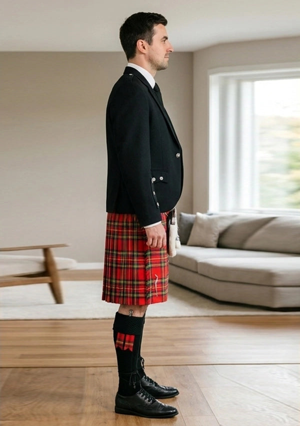 Traditional_Royal_Stewart_Tartan_Kilt_and_Argyle_Jacket_Kilt_Outfit_right_image