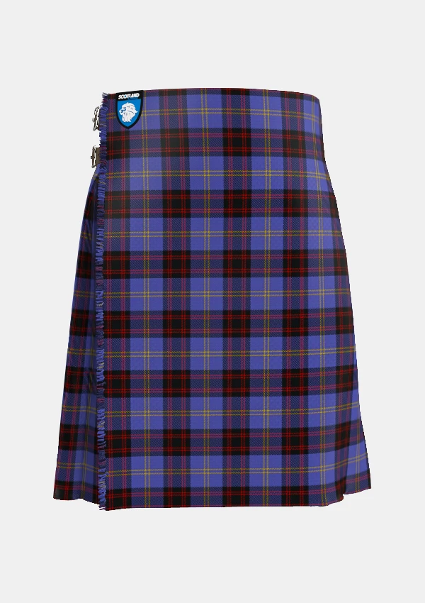 Traditional_Rutherford_tartan_front_image_with_pleated_design_and_adjustable_buckles_for_men