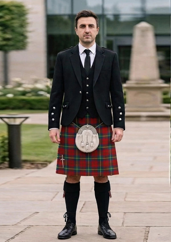 Traditional_Ruthven_Tartan_1521_Kilt_and_Argyle_Jacket_Kilt_Outfit_front_image