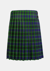 Traditional_Rutledge_Tartan_4019_kilt_back_image_with_pleated_design_and_adjustable_buckles_for_men