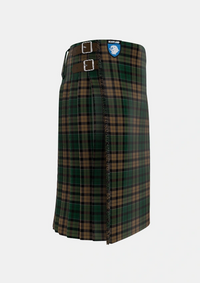 Traditional_Sackett_Tartan_6918_kilt_right_image_with_pleated_design_and_adjustable_buckles_for_men
