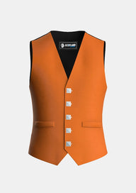 Traditional_Saffron_Tartan_Waistcoat_front_image