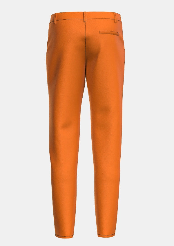 Traditional_Saffron_Tartan_trouser_back_image