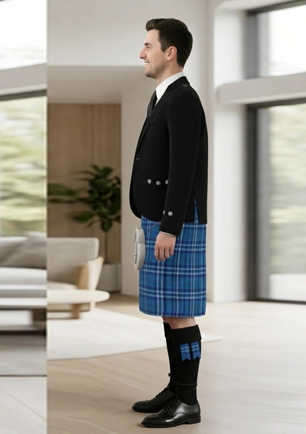 Traditional_Saltire_tartan_6152_Kilt_and_Argyle_Jacket_Kilt_Outfit_left_image