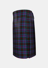 Traditional_Sandberg_Tartan_6860_kilt_left_image_with_pleated_design_and_adjustable_buckles_for_men
