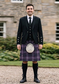 Traditional_Scotland_Forever_tartan_6038_Kilt_and_Argyle_Jacket_Kilt_Outfit_front_image