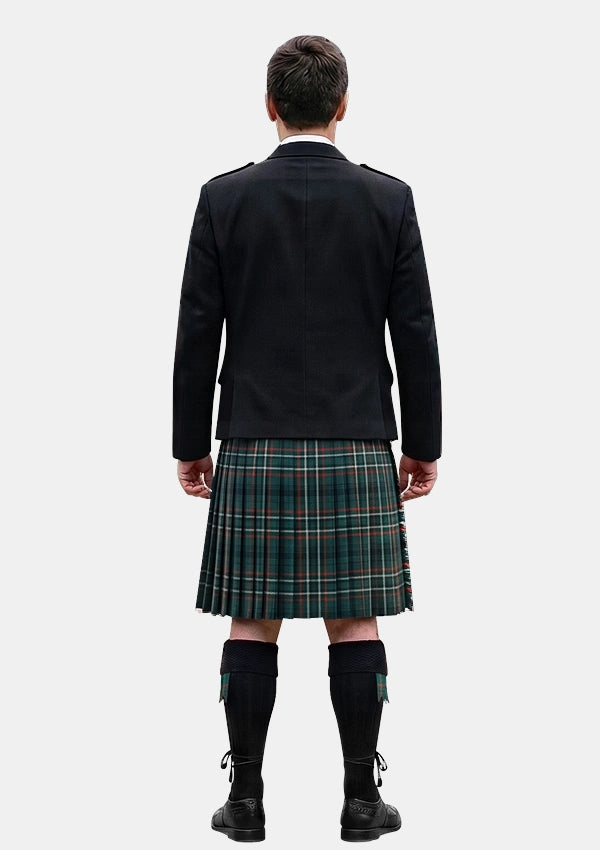 Traditional_Scott_Green_Modern_Tartan_Kilt_and_Argyle_Jacket_Kilt_Outfits_back_image