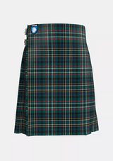 Traditional_Scott_Green_Modern_Tartan_kilt_front_image_with_pleated_design_and_adjustable_buckles_for_men
