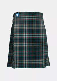 Traditional_Scott_Green_Modern_Tartan_kilt_front_image_with_pleated_design_and_adjustable_buckles_for_men