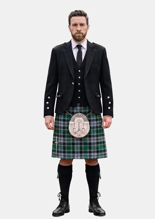 Traditional_Scottish_Colorado_State_Tartan_Kilt_and_Argyle_Jacket_Kilt_Outfits_front_image
