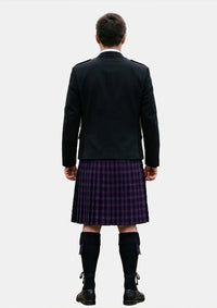 Traditional_Scottish_Heather_tartan_3909_Kilt_and_Argyle_Jacket_Kilt_Outfits_back_image