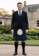 Traditional_Scottish_Thistle_tartan_7098_Kilt_and_Argyle_Jacket_Kilt_Outfit_front_image
