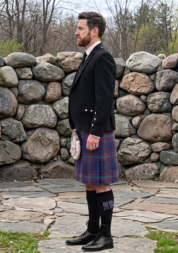 Traditional_Selkirk_Tartan_2304_Kilt_and_Argyle_Jacket_Kilt_Outfit_left_image