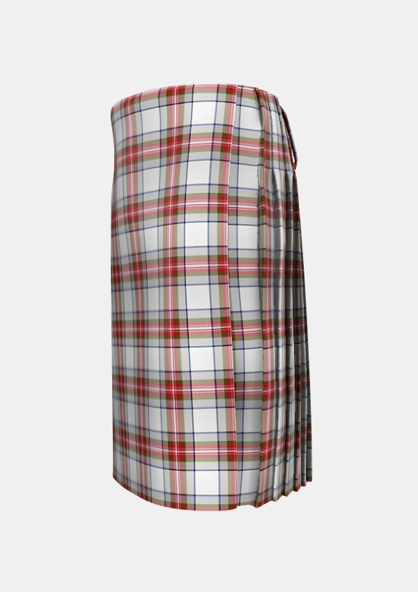 Traditional_Seller_Reproduction_Dress_Tartan_1811_kilt_left_image_with_pleated_design_and_adjustable_buckles_for_men