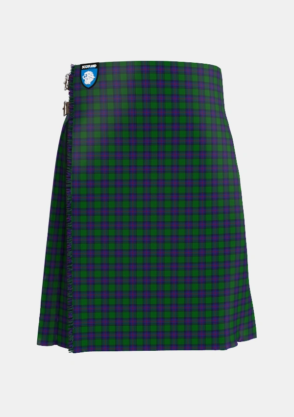 Traditional_Shaw_2_Tartan_768_kilt_front_image_with_pleated_design_and_adjustable_buckles_for_men