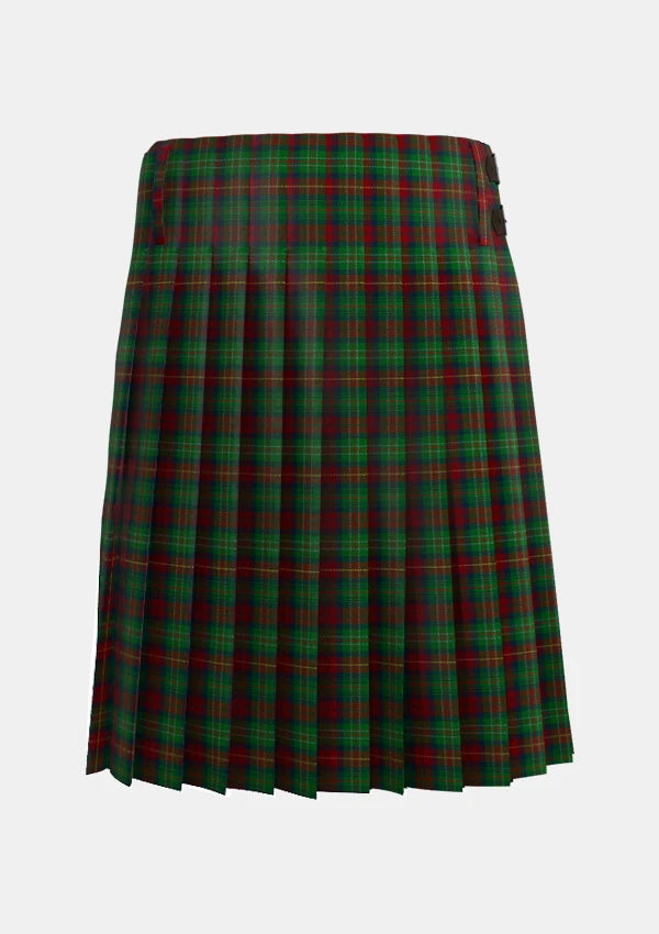 Traditional_Shearer_Tartan_kilt_3202_back_image_with_pleated_design_and_adjustable_buckles_for_men